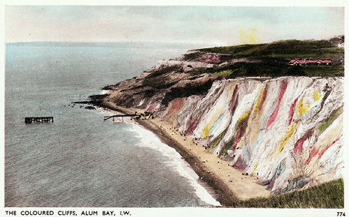 Alum Bay from the Cliffs 1930